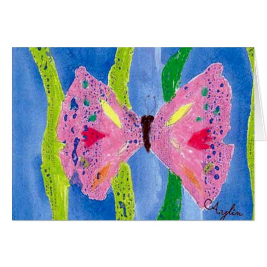 Watercolor Butterfly Cards (Front Horizontal)