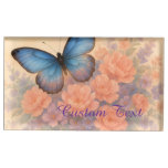 Watercolor Butterfly &amp; Floral Place Place Card Holder