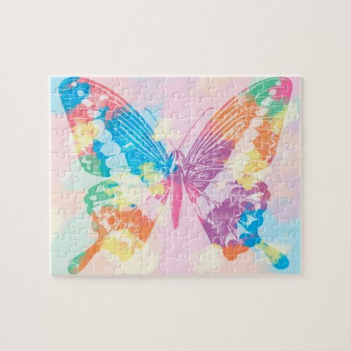 Watercolor Butterfly Jigsaw Puzzle