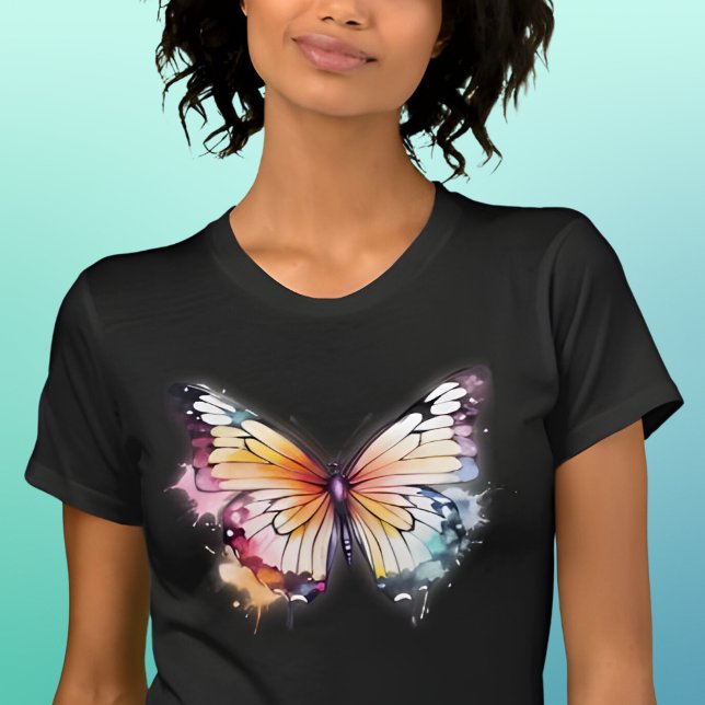 Watercolor Butterfly T-Shirt (Creator Uploaded)