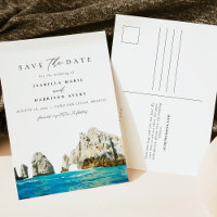 Watercolor Cabo San Lucas Mexico Beaches Tropical