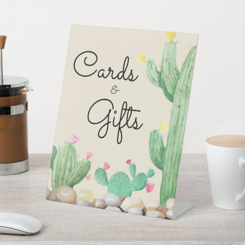 Watercolor Cactus Cards  Gifts Sign
