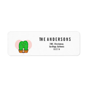watercolor Cactus Label