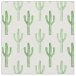Watercolor Cactus Pattern Fabric