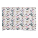 Watercolor Cactus Pattern Pillow Case