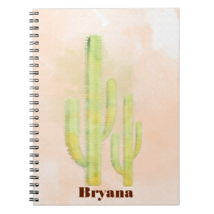 Watercolor Cactus Simple Southwestern Journal