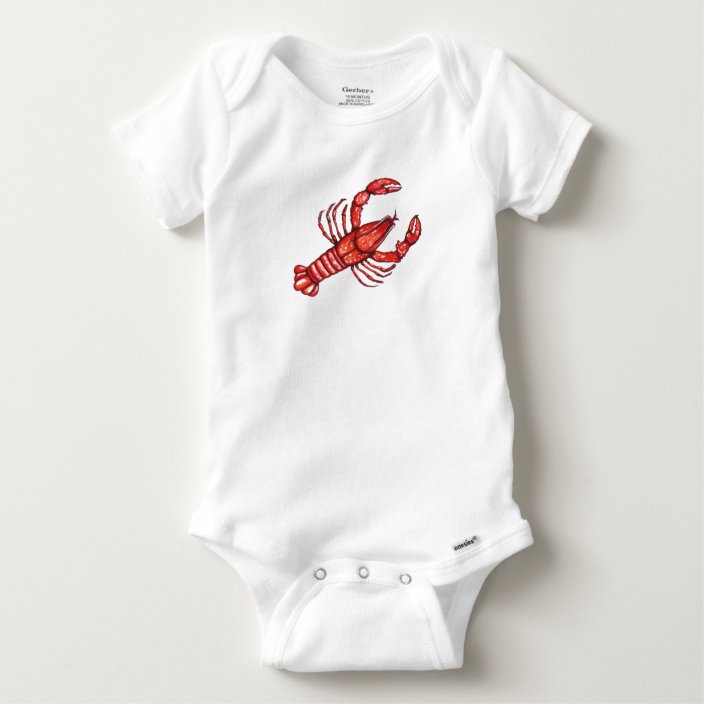 crawfish baby outfit