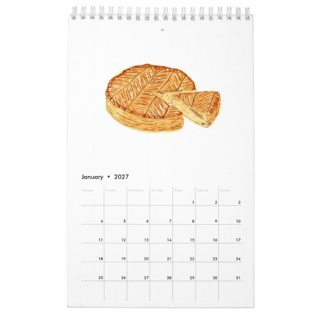 Watercolor Calendar 2021 (Jan 2027)