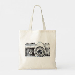Watercolor Camera Professional Photography Tote Bag
