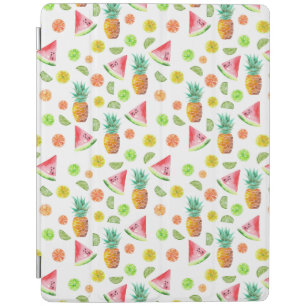Watercolor Candied Fruit Pattern iPad Smart Cover