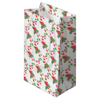 Watercolor Candy Cane Christmas