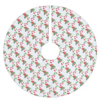 Watercolor Candy Cane Pattern - Christmas