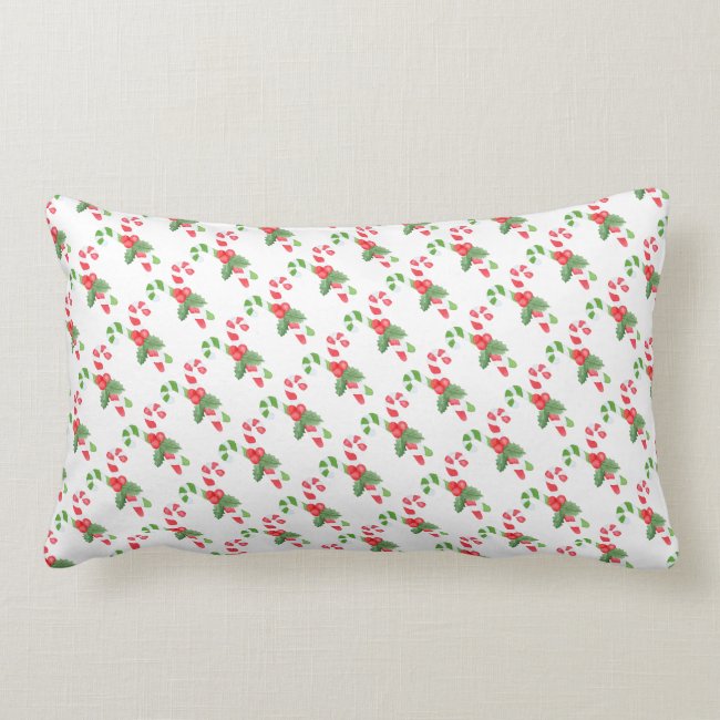 Watercolor Candy Cane Pattern - Christmas
