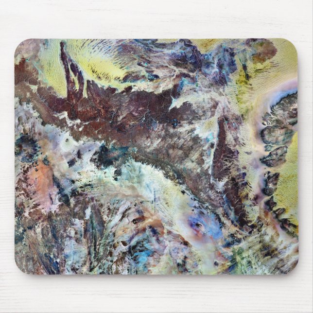 Watercolor Canvas Mouse Pad (Front)