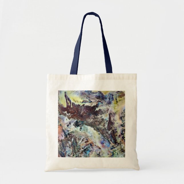 Watercolor Canvas Tote Bag (Front)