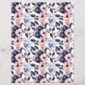 Watercolor Cat Books and Coffee Bookmark (Back)