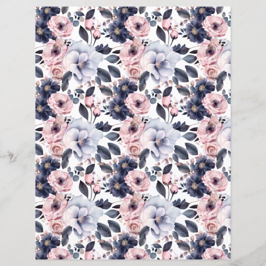 Watercolor Cat Books and Coffee Bookmark (Back)