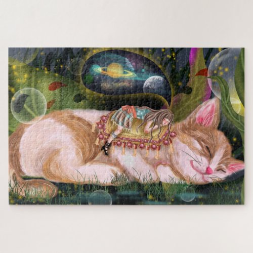 Watercolor Cat Jigsaw Puzzle