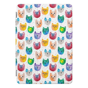 Watercolor cats and friends iPad pro cover
