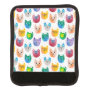 Watercolor cats and friends luggage handle wrap