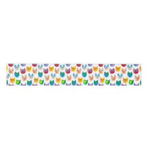 Watercolor cats and friends ruler