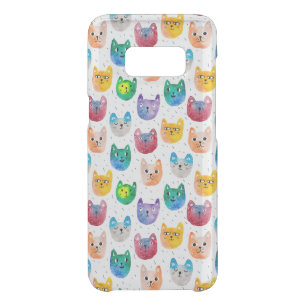 Watercolor cats and friends uncommon samsung galaxy s8 case