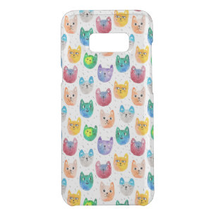 Watercolor cats and friends uncommon samsung galaxy s8+ case