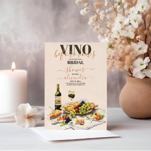 Watercolor Charcuterie Cheese Board Bridal Shower Invitation