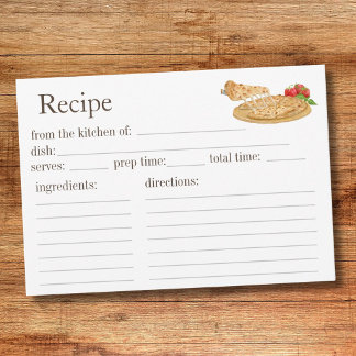 Watercolor Cheese Pizza Recipe
