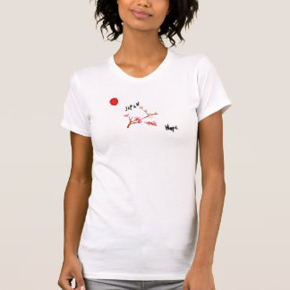 WaterColor Cherry Blossom Japan Hope T-Shirt