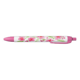 Watercolor Cherry Blossoms Bridal Baby SHOWER Pen