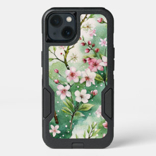 Watercolor Cherry Blossoms iPhone 13 Case