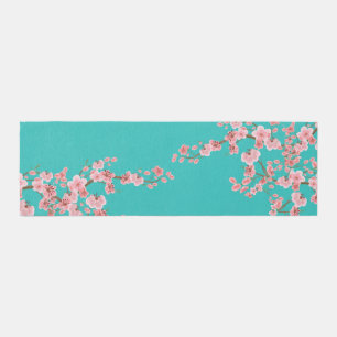 Watercolor Cherry Blossoms Runner