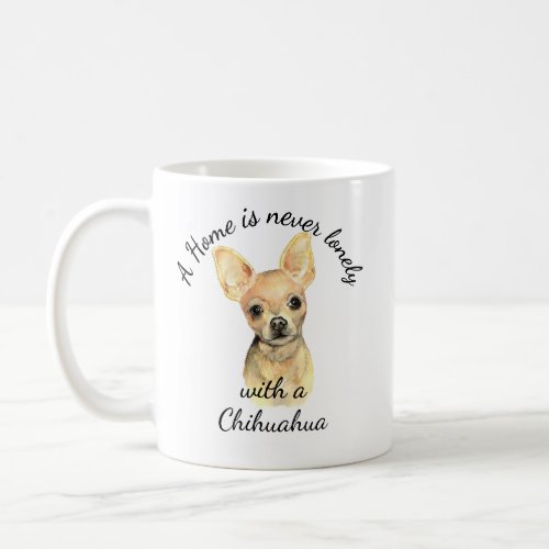 Watercolor Chihuahua Dog Pet Animal Coffee Mug