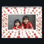 Watercolor Chinese Lanterns Photo Calendar<br><div class="desc">A beautiful gift calendar featuring vibrant red and gold watercolor painted Chinese lanterns framing your photo on the cover with full bleed photos on each page and back cover.</div>