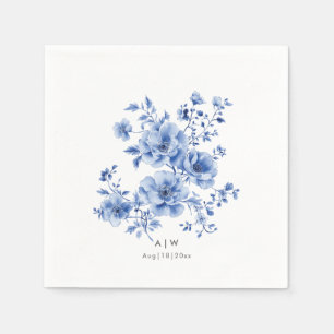 Watercolor Chinoiserie floral Napkins