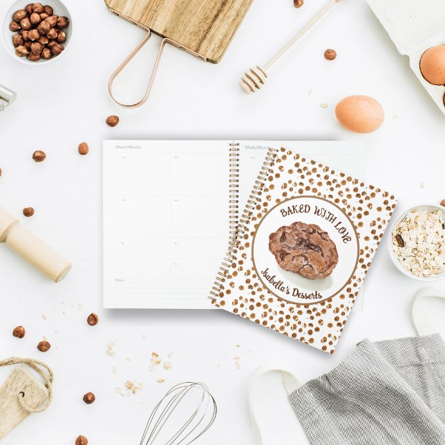 Watercolor Chocolate Chip Cookies Baked With Love Planner (Creator Uploaded)