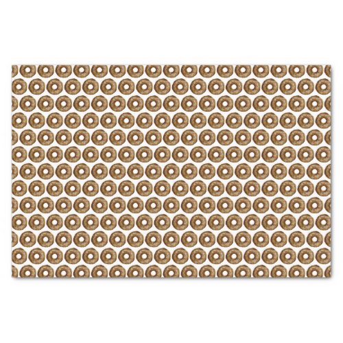 Watercolor Chocolate Sprinkle Donuts Pattern Tissue Paper