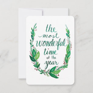Watercolor Christmas Card