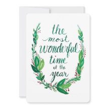 Watercolor Christmas Card