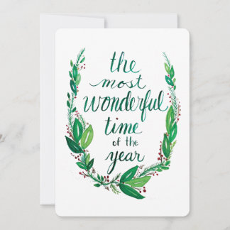 Watercolor Christmas Card