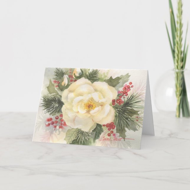 Watercolor Christmas Card 09CCS2-8 (Front)