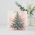 Watercolor Christmas Card. Holiday Card | Zazzle