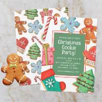 Watercolor Christmas Cookie Decorating Party