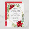Watercolor Christmas Greenery + Gold Holiday Party