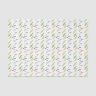 Watercolor Christmas Lights Tissue Paper