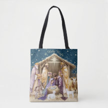 Watercolor Christmas Nativity