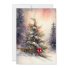 Watercolor Christmas Tree