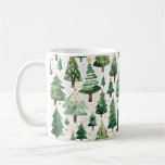 Watercolor Christmas Tree Mug