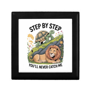 Watercolor Christmas Turtle Gift Box